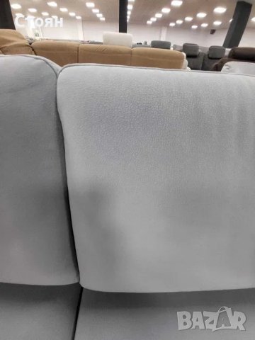 Светло сив ъглов диван от плат с ракла и чекмеджe "LIRIO-S", снимка 4 - Дивани и мека мебел - 39964260