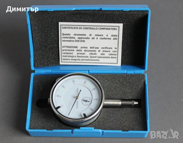 Индикаторен аналогов часовник Fervi C023/N - 0-25 mm, 0.01 mm