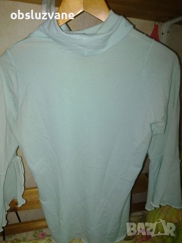 Поло-блуза М, снимка 2 - Блузи с дълъг ръкав и пуловери - 40095157