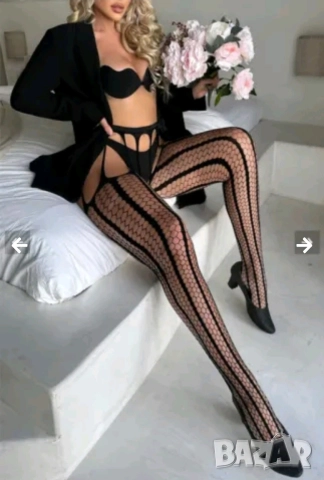 Еротичен чорапогащник , снимка 3 - Дамски чорапи - 52894052