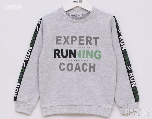 Намалена! Нова детска сива блуза за момче, 110-140 см, снимка 1