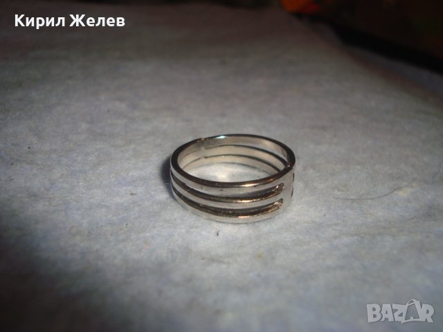 Много красив ажурен меден АРТ ПРЪСТЕН с БЯЛА ПОЗЛАТА 27735, снимка 10 - Пръстени - 37513739