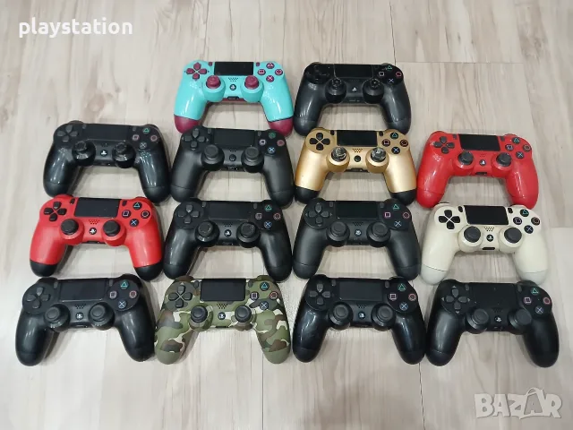 Лот от 14 броя контролери DualShock 4 за PS4 – за ремонт или части