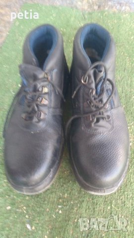 Кожени работни обувки с метално бомбе, снимка 1 - Други - 37501255