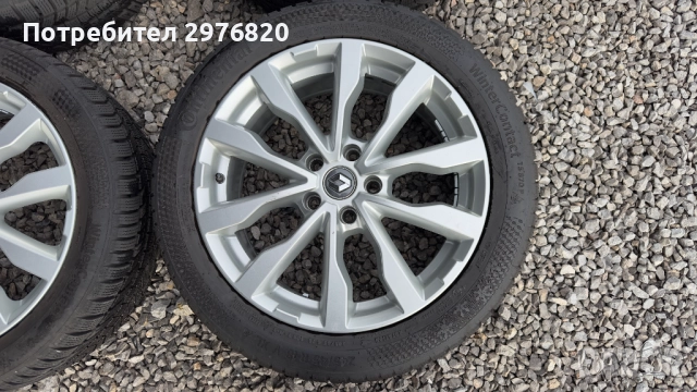 Зимни гуми с джанти 245/45R18 Renault, снимка 5 - Гуми и джанти - 52638067