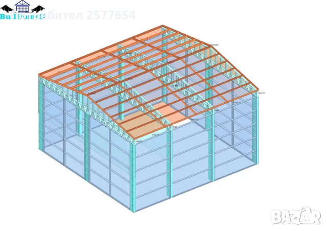 ЛИЗИНГ - Халета, Хале, Магазини, Магазин, Складове 100м2-10м х 10м х 5