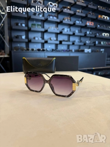 очила с черен обикновен калъф и Ув защита Gucci off white, снимка 3 - Слънчеви и диоптрични очила - 52240841