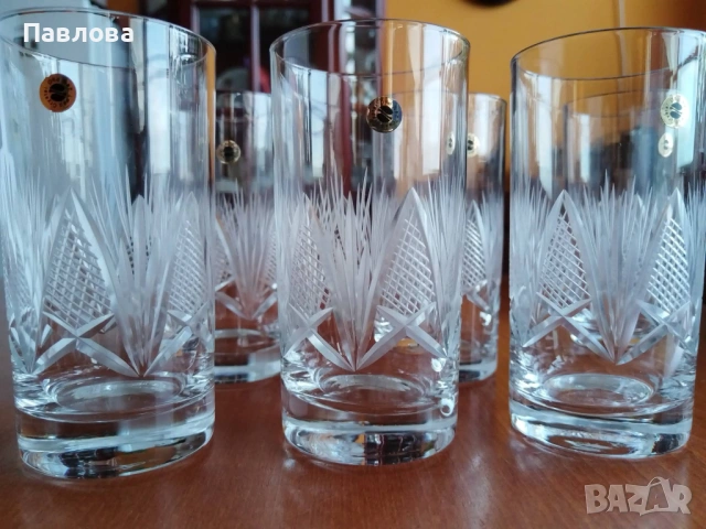 Кристални чаши серия Моника 