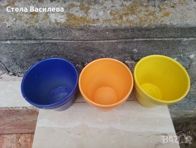 Керамични кашпи, снимка 3 - Саксии и кашпи - 50934217