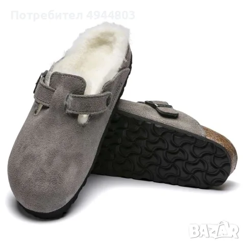 Birkenstock Boston Shearling чехли
