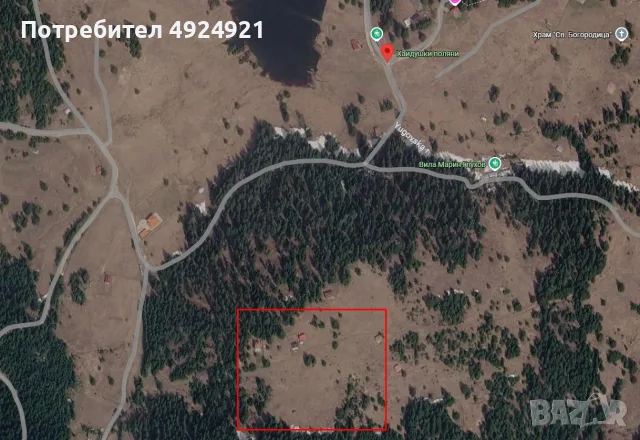 Продава ПАРЦЕЛ Хайдушки поляни 1454 m2, снимка 3 - Парцели - 55836530