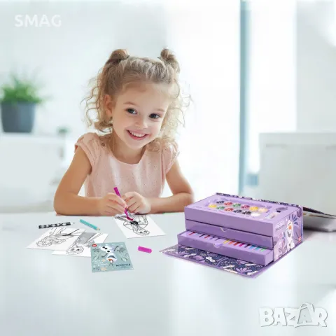 Комплект за рисуване куфар Disney Frozen 2 Замръзналото кралство 2 - S_1251810, снимка 2 - Рисуване и оцветяване - 49261429