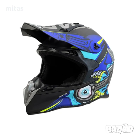 Кросова каска SPARK, Full Face, DOT, Размер: S; M; L; XL - Вело, Мото, снимка 8 - Аксесоари за велосипеди - 50477896