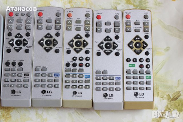 Дистанционно LG и AIWA  AUDIO, снимка 4 - Други - 32116922