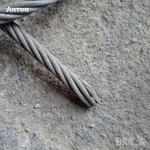 Въже стоманено 8 мм, снимка 4 - Други инструменти - 44623350