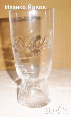 Стъклена чаша за бира Grolsch, за ценители и колекционери, лимитирано издание, снимка 7 - Чаши - 42496875