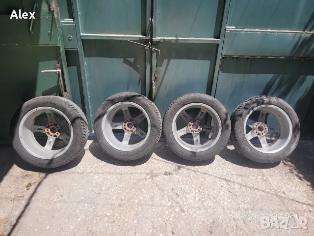 Джанти с гуми Michelin  17 цола смъкнати от Пежо. 7J  x  17   H2     , снимка 5 - Гуми и джанти - 56074523