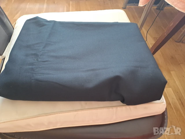 Плат за шиене черен вълнен зимен, снимка 3 - Платове и дамаски - 47602042