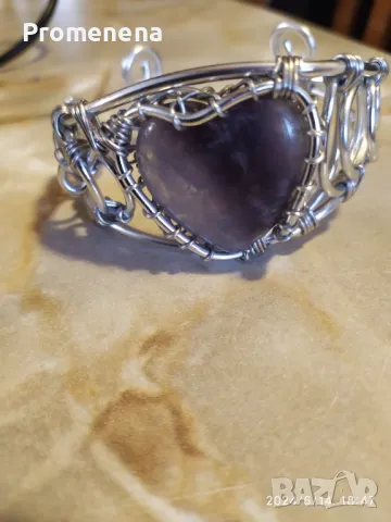 Гривни с естествени кристали, снимка 15 - Гривни - 47046344