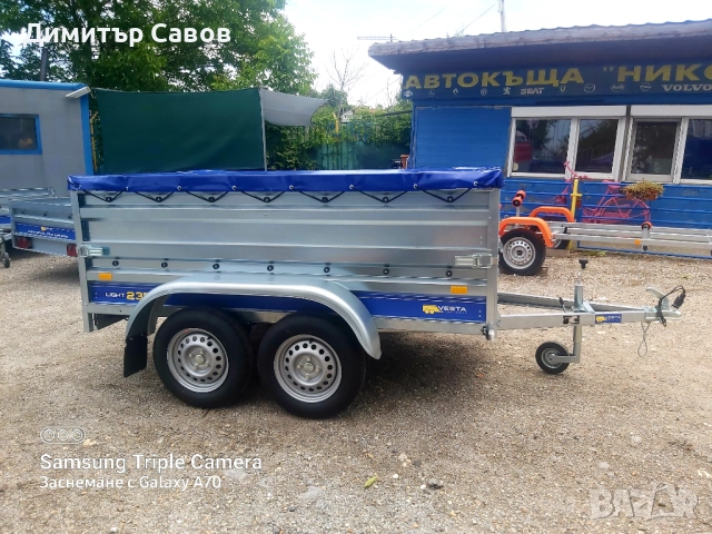 Туристическо ремарке VESTA LIGHT 23DA с допълнителни канати и плосък брезент, снимка 2 - Ремаркета - 52100629