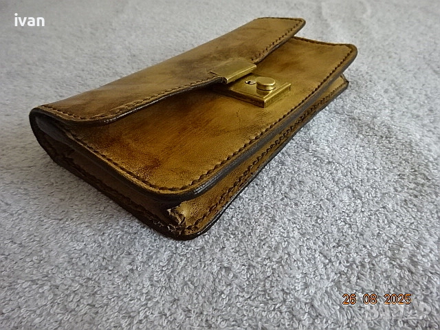 мъжка чанта за колан на кръста /ръчна изработка/