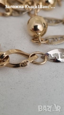 Златен синджир с гривна 14К - 15,94 гр , снимка 5 - Колиета, медальони, синджири - 52807143