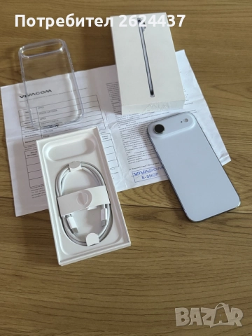 Бартер “нов” iPhone Air 256gb blue гаранция