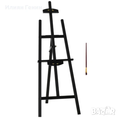 Статив Homcom, Дърво, 51.5x71.5x134.5, Черен