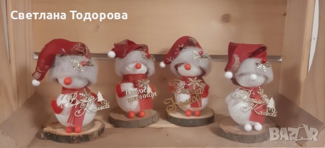 Коледни джуджета, снимка 2 - Декорация за дома - 51925513