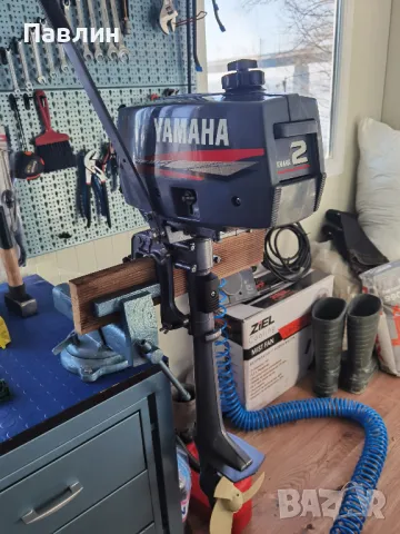 Извънбордови двигател Yamaha-2кс, снимка 2 - Воден транспорт - 48524375