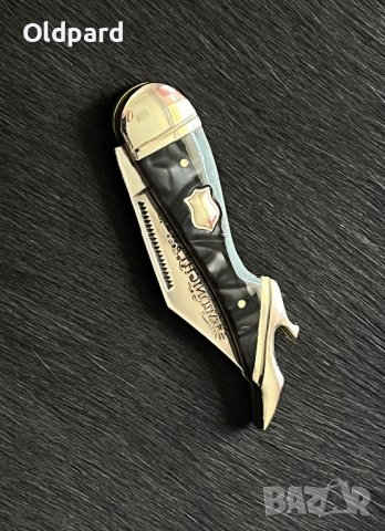 Колекционерски, удобен сгъваем джобен нож Small Leg Knife Midnight. RR960, снимка 3 - Ножове - 42905916