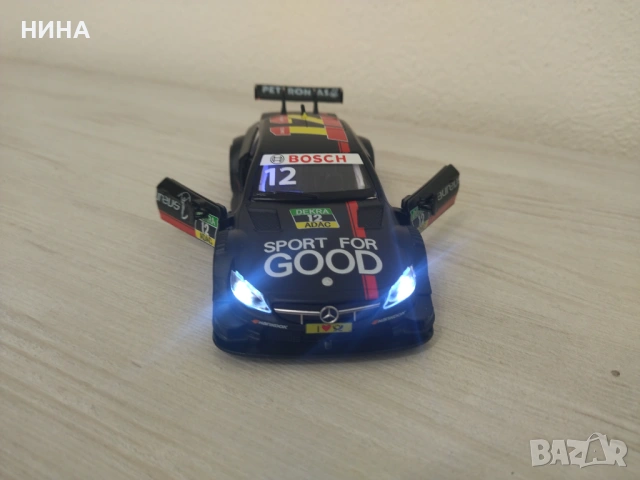 Метална количка Mercedes- Benz C63 DTM !!!, снимка 3 - Колекции - 53909241