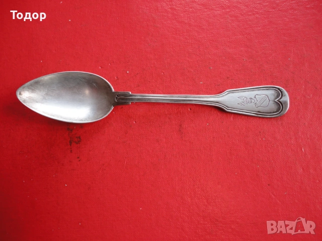 Сребърна лъжичка лъжица 20, снимка 2 - Други ценни предмети - 54086279