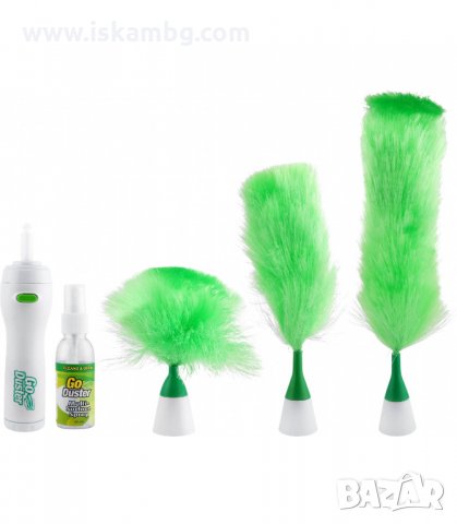 ЧЕТКА ЗА ПРАХ GO DUSTER С 3 СМЕНЯЕМИ ПРИСТАВКИ - код 0349, снимка 6 - Мопове, кофи, четки и метли - 34086117