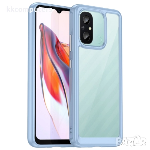 Xiaomi Redmi 12C / 11A Силиконов Калъф Transparent TPU и Протектор, снимка 3 - Резервни части за телефони - 52638558