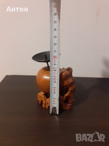 Африкански слон Свещник., снимка 5 - Антикварни и старинни предмети - 34882268