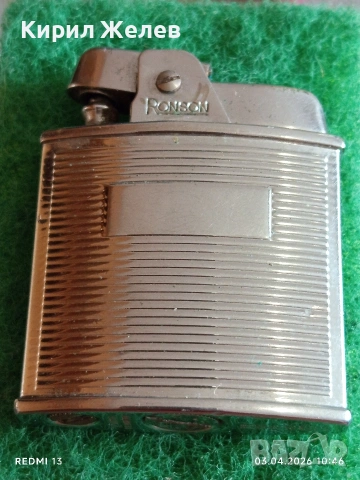 Винтидж метална запалка Ronson made in England за КОЛЕКЦИОНЕРИ 54530, снимка 7 - Колекции - 54075657