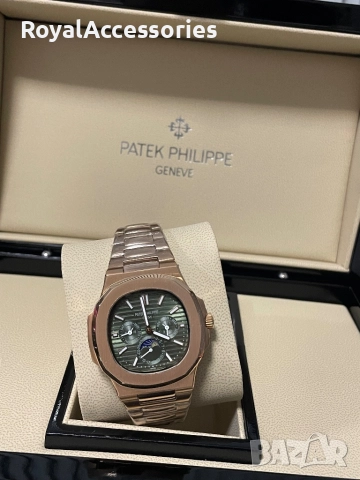 Patek Philippe green dial, снимка 3 - Мъжки - 52485577