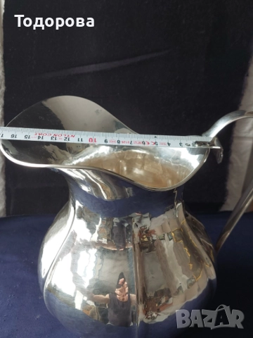 Среърни чаши и кана сребро 800 проба,сребърна чаша,сребърна кана,сребърни прибори., снимка 16 - Чаши - 52124829