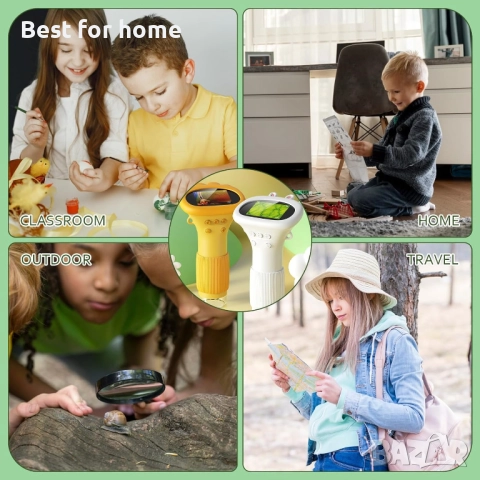 1000x цифров микроскопи за деца, 2-инчов екран  и копче за регулиране, снимка 5 - Образователни игри - 52774696