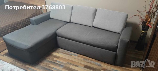Ъглов диван- спалня НОв, снимка 1 - Дивани и мека мебел - 44461669
