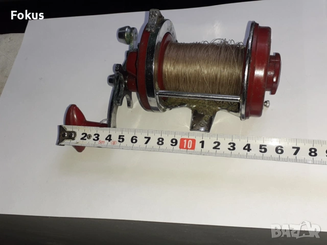 Стара английска макара за морски риболов - K.P. Morritt, снимка 5 - Антикварни и старинни предмети - 53278916