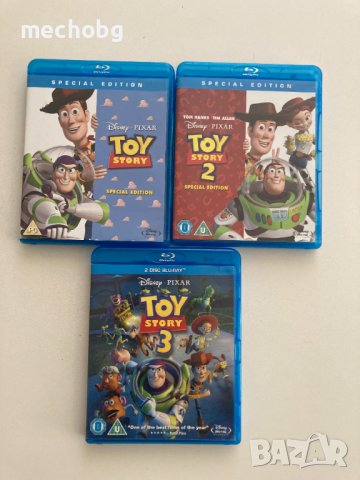 Toy Story 1,2,3 - Blu-Ray филми