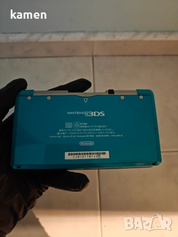 Неупотребяван Nintendo 3DS Aqua Blue (Пълен комплект, Оригинален модел), снимка 5 - Nintendo конзоли - 54058239