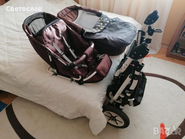 Бебешка детска количка Bellami, снимка 12 - Детски колички - 51659083