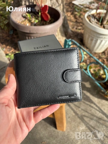 Мъжко портмоне от естествена кожа, снимка 10 - Портфейли, портмонета - 53934099
