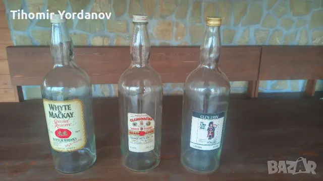 Стари бутилки от уиски -4,5 л., снимка 5 - Антикварни и старинни предмети - 48757090