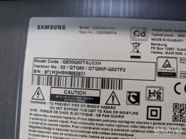 Samsung QE50Q60TAU на части