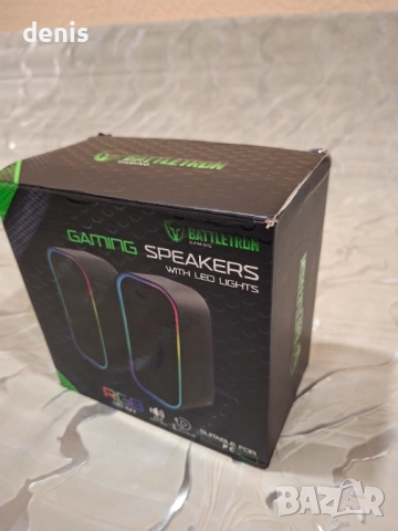 Колони за компютър Speedlink Token Bluetooth, 2.0, RGB, 12W, черни  , снимка 3 - Тонколони - 52878202