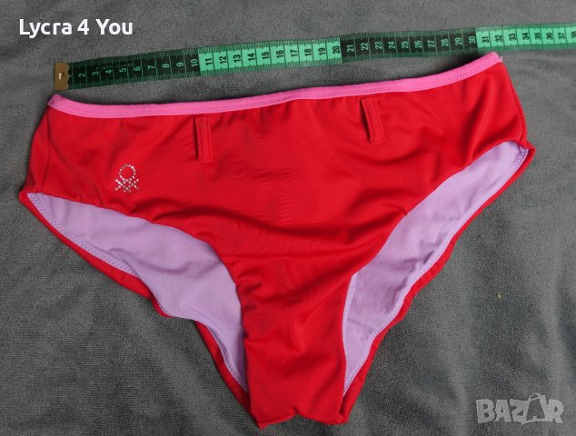 Нов червен бански полу-боксер/бразилиана С/М размер